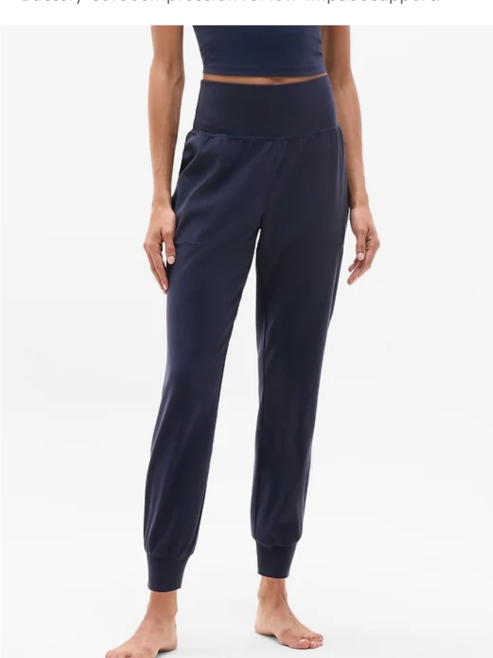 Athleta Salutation High Rise Jogger Black